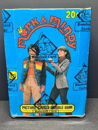 1978 TOPPS MORK & MINDY UNOPENED WAX BOX BBCE AUTHENTICATED