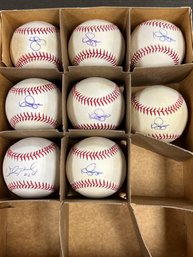 Lot Of Autographed Mlb Baseballs
