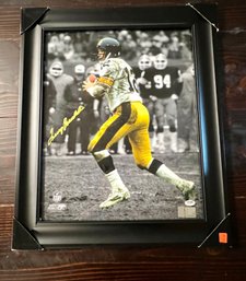 TERRY BRADSHAW AUTOGRAPHED FRAMED PHOTO