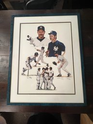 Don Mattingly Signed Numbered Lithograph Print