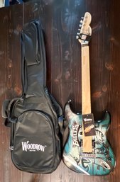 Woodrow Electric Guitar Brand New Unused Philadelphia Eagles Design