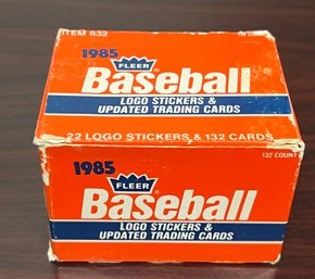 1985 FLEER BASEBALL CARDS UPDATES BOX