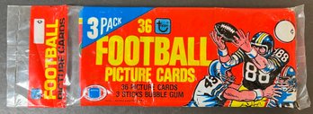 1980 TOPPS FOOTBALL CARD CELLO RACK WAX PACK SEALED