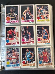 1977 TOPPS BASKETBALL NEAR COMPLETE SET 118/132