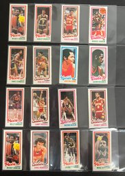 1980 Topps Basketball Perforated Singles 16 Card Lot