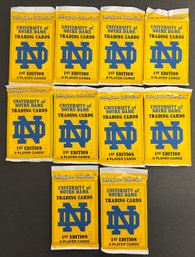 1990 Notre Dame Collegiate 10 Packs 1 St Edition Possible Joe Montana
