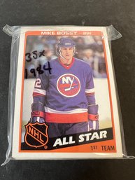 35x 1984 TOPPS MIKE BOSSY HOCKEY CARDS PACK FRESH