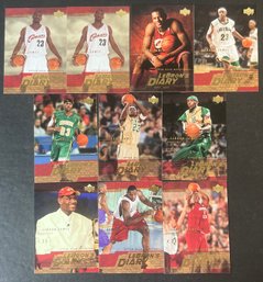 2003 UPPER DECK LEBRONS DIARY ROOKIE BASKETBALL CARD LOT