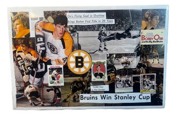 BOBBY ORR 14x11' POSTER FACTORY SEALED BOSTON BRUINS NHL