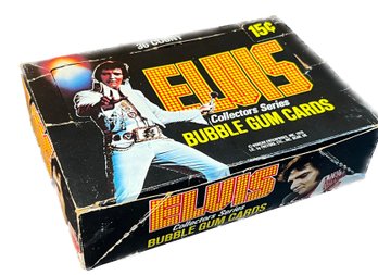1978 DONRUSS ELVIS TRADING CARD BOX WITH 36 PACKS FACTORY SEALED BBCE