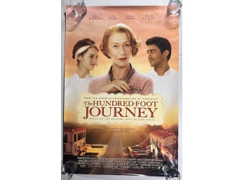 THE HUNDRED FOOT JOURNEY - 2014 ORIGINAL AUTHENTIC MOVIE POSTER 40x27 ROLLED TWO SIDED