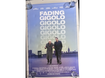 FADING GIGALO - 2013 ORIGINAL AUTHENTIC MOVIE POSTER 40x27 ROLLED TWO SIDED