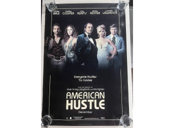 AMERICAN HUSTLE - 2013 ORIGINAL AUTHENTIC MOVIE POSTER 40x27 ROLLED TWO SIDED - RARE