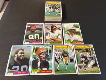 1981 TOPPS FOOTBALL LOT OF 50 STARS HOF