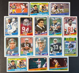 1988 TOPPS FOOTBALL ROOKIES & STARS LOT