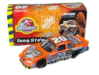TONY STEWART NASCAR DIE-CAST LIMITED EDITION JURASSIC PARK CAR