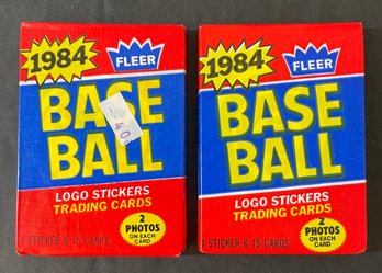 1984 FLEER Baseball Packs Factory Sealed
