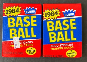 1984 Fleer Baseball Packs Factory Sealed