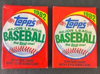 1982 Topps Baseball Packs Factory Sealed