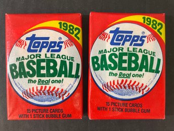 1982 Topps Baseball Packs Factory Sealed