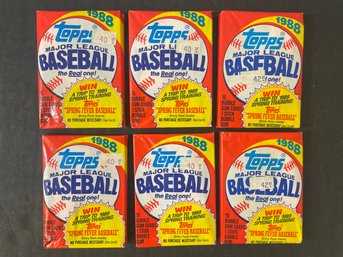 1988 Topps Baseball Packs Factory Sealed