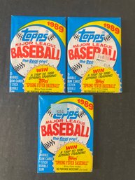 1989 Topps Baseball Packs Factory Sealed