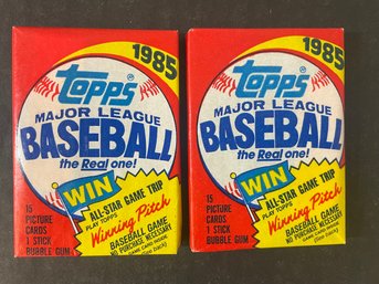 1985 Topps Baseball Packs Factory Sealed