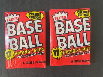 1981 Fleer Baseball Packs Factory Sealed