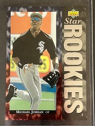 1994 JUMBO UD #D 45000 MICHAEL JORDAN ROOKIE BASEBALL CARD