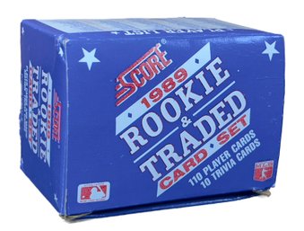 1989 SCORE BASEBALL ROOKIE AND TRADED SET FACTORY SEALED