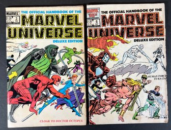 MARVEL UNIVERSE COMIC BOOKS #3 & 6