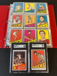 1972 TOPPS BASKETBALL NEAR COMPLETE SET MINT CONDITION 263/264 WITH SGC