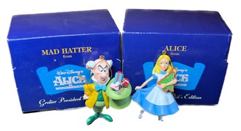 LIMITED EDITION DISNEY ALICE IN WONDERLAND CHRISTMAS ORNAMENTS