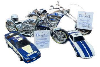 DALLAS COWBOYS LIMITED EDITION DIE-CAST CARS AND Motorcycles Serial Numbered