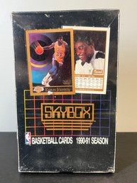 1990-91 SKYBOX BASKETBALL SERIES 1 FACTORY SEALED WAX PACK BOX