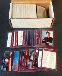 1991 STAR TREK TRADING CARDS NEAR COMPLETE SET MISSING 1 CARD