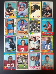 1970S-1980S FOOTBALL CARD STAR LOT