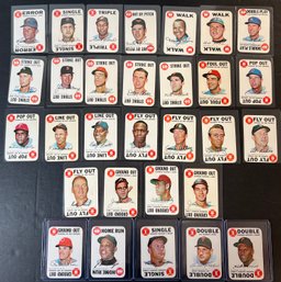 1968 TOPPS BASEBALL GAME PARTIAL SET 30/33 WITH MANTLE MAYS