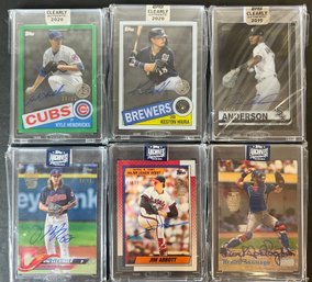 TOPPS AUTOGRAPHED & NUMBERED MIXED BASEBALL CARDS ARCHIVES & CLEARLY