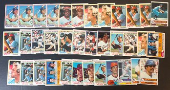 1980S BASEBALL STAR & ROOKIE CARD LOT