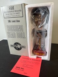 MICHAEL JORDAN LIMITED EDITION BARONS BOBBLE HEAD WITH BOX & COA