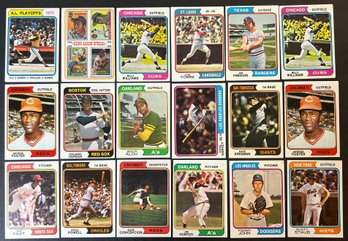 1974 TOPPS BASEBALL CARD STAR LOT