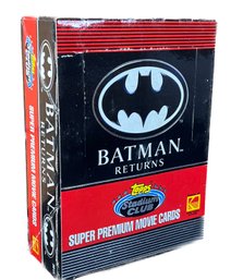 1992 TOPPS STADIUM CLUB BATMAN RETURNS BOX FACTORY SEALED 36 PACKS