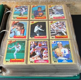 1987 Topps Baseball Complete Set - In Binder