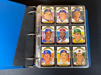 1987 Donruss Baseball Complete Set With Rookies Set - In Binder
