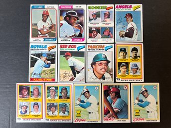 1970S TOPPS BASEBALL CARD LOT ANDRE DAWSON ROOKIES