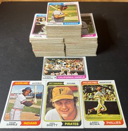 1974 Topps Baseball LOT - 250 Cards
