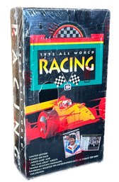 1992 ALL WORLD RACING TRADING CARD BOX FACTORY SEALED WITH 36 PACKS