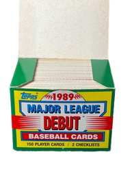 1989 TOPPS MLB DEBUT 150 CARD SET