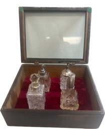Antique Crystal / Silver Perfume Bottles & Scent Atomiser Bottle (PICKUP ONLY)
